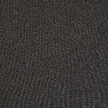 schwarzer Sweat 300 g/m² 194 cm breit Winter warm Bio-Baumwolle