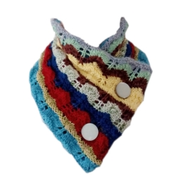 BUNTER VINTAGE-KRAGESCHAL