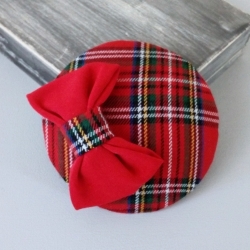 Fascinator Schottenkaro 