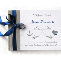 Gästebuch Taufe Engelflügel