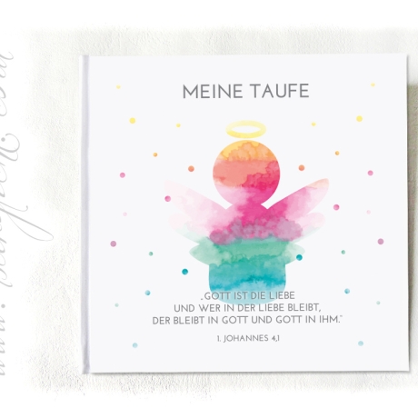 Taufbuch Engel Regenbogen