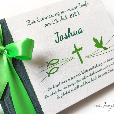 Gästebuch für Fotos Taufe 