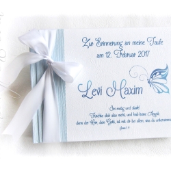 Fotogästebuch Taufe Butterfly