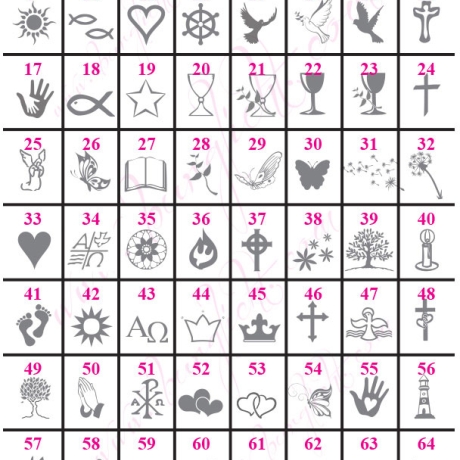 Taufbuch 18 Farben 70 Symbole