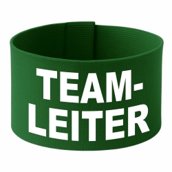 Klett-Armbinde 10 cm Höhe bedruckt mit TEAMLEITER