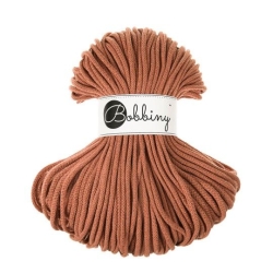 Bobbiny Flechtkordel Premium 5mm 100m Farbe terracotta