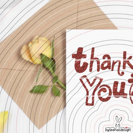 Thank You Plotterdatei SVG DXF