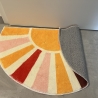 Boho Sonne Teppich Halbkreisförmig Room 80cm x 50cmx2cm
