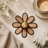 Gastgeschenk zum Ausdrucken – Blumen für Schokokugeln