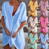 Damen-Sommer-Minikleid/Kaftan, hellgrün, neu, Größe S