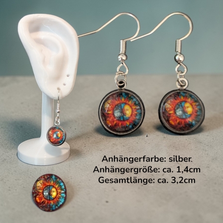 Schmuckset mit Motivstein