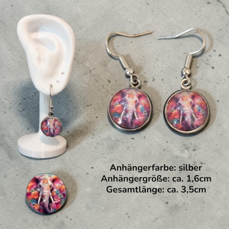 Schmuckset mit Motivstein