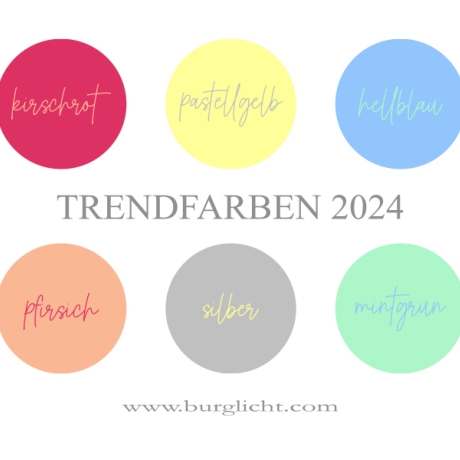 Taufalbum Trendfarben 2024