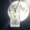 Buddha Amulett m. Schimmer handgefertigt Harz | Lumina Collection