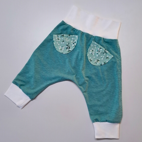 Hose Babyhose Jogging Größe 74-80 türkis