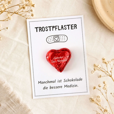 Trostpflaster Kärtchen – DIY Geschenk Schokolade PDF