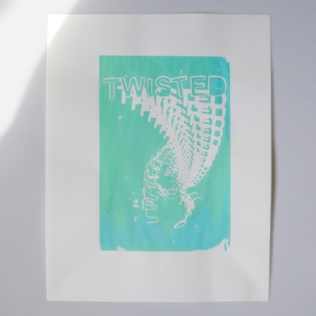 Moderner Kunstdruck, Poster Print TRUDI, nachhaltig gedruckt