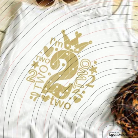 I'm two Plotterdatei SVG DXF