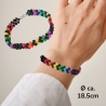 Perlenarmband Regenborgen