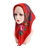 Ukrainisches Traditions-Kopftuch, rot, 70x70 cm, neu