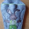ITH Besteckhülle hungriger Hase - 14.08x20.44 cm