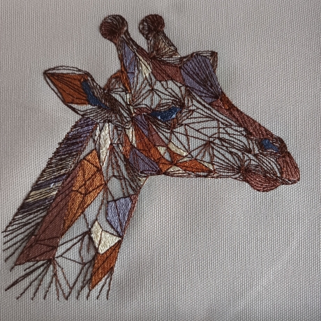 Giraffe - 17.36 x 16.66 cm