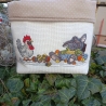 der Hase ist völlig geschafft- Größe 19.47x8.14 cm
