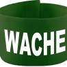 Klett-Armbinde 10 cm Höhe bedruckt mit WACHE