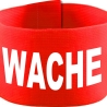 Klett-Armbinde 10 cm Höhe bedruckt mit WACHE