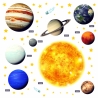 164 Wandtattoo Sonnensystem Planeten