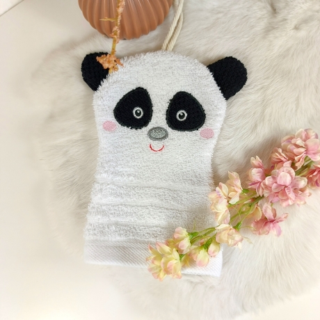 Waschhandschuh Panda, Waschlappen