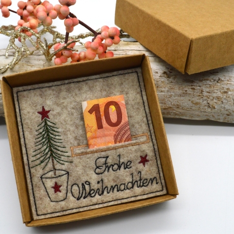 Stickdatei Wunscherfüller Weihnachten mit Anhänger