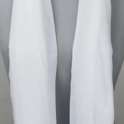 Sommer-Seidenschal 150 g leicht, weiss, 180 x 95 cm, neu