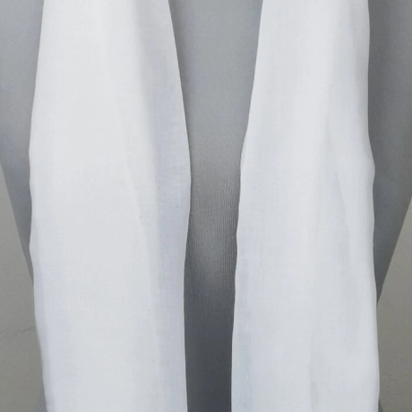 Sommer-Seidenschal 150 g leicht, weiss, 180 x 95 cm, neu