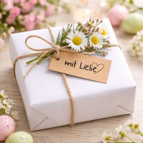 Geschenkanhänger zum Ausdrucken „mit Liebe“ PDF