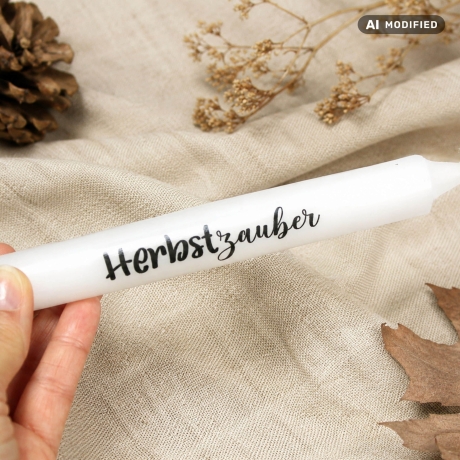 Kerzentattoo Vorlage – Herbstmotive als PDF zum Ausdrucken