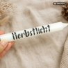 Kerzentattoo Vorlage – Herbstmotive als PDF zum Ausdrucken