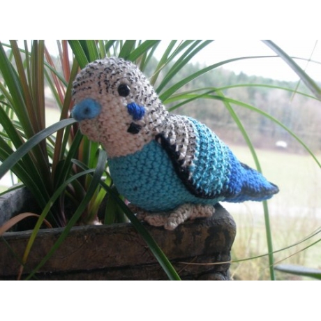 Häkelanleitung Wellensittich - PDF-Datei