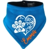 Hunde Wende Halstuch Multicolor PFOTENHERZ flora+ Name des Hundes
