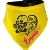 Hunde Wende Halstuch Multicolor PFOTENHERZ flora+ Name des Hundes
