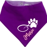 Hunde Wende Halstuch Multicolor PFOTENKRINGEL+ Name des Hundes