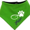 Hunde Wende Halstuch Multicolor PFOTENKRINGEL+ Name des Hundes