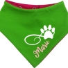 Hunde Wende Halstuch Multicolor PFOTENKRINGEL+ Name des Hundes