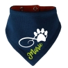 Hunde Wende Halstuch Multicolor PFOTENKRINGEL+ Name des Hundes