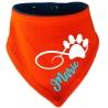 Hunde Wende Halstuch Multicolor PFOTENKRINGEL+ Name des Hundes