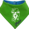 Hunde Wende Halstuch Multicolor WELPE BELLO + Name des Hundes