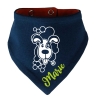 Hunde Wende Halstuch Multicolor WELPE BELLO + Name des Hundes