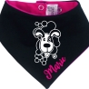 Hunde Wende Halstuch Multicolor WELPE BELLO + Name des Hundes