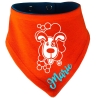 Hunde Wende Halstuch Multicolor WELPE BELLO + Name des Hundes