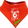Hunde Wende Halstuch Multicolor WELPE BELLO + Name des Hundes